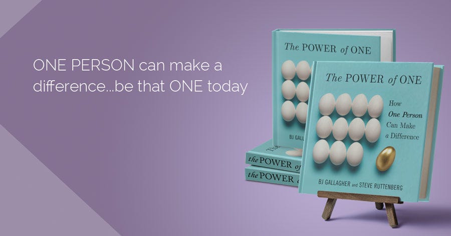 How One Person Can Make a Big Difference