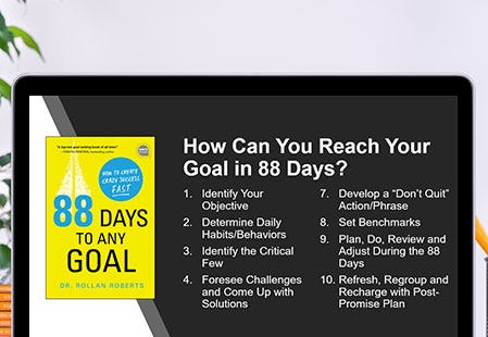 88 Days to Any Goal Training Preview