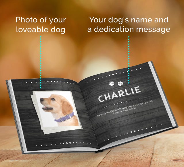 Personalize Your Dog Book!